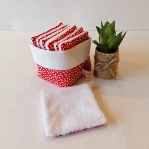 lingettes motif grain de riz