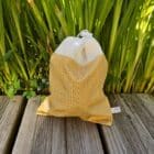 le sac étanche en coton enduit ocre