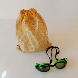 mon filet m'emballe - sac étanche en toile enduite jaune