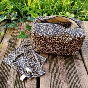 coffret de voyage coloris myosotis noir