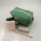 trousse de toilette riad vert