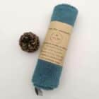 serviette douce bleue