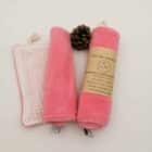serviette douce saumon