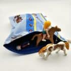 la pochette de rangement en tissu