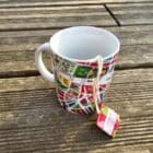 le sachet de thé en coton réutilisable